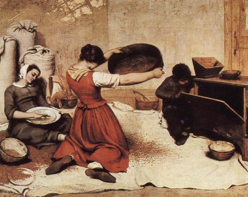Gustave Courbet Griddle paddy China oil painting art